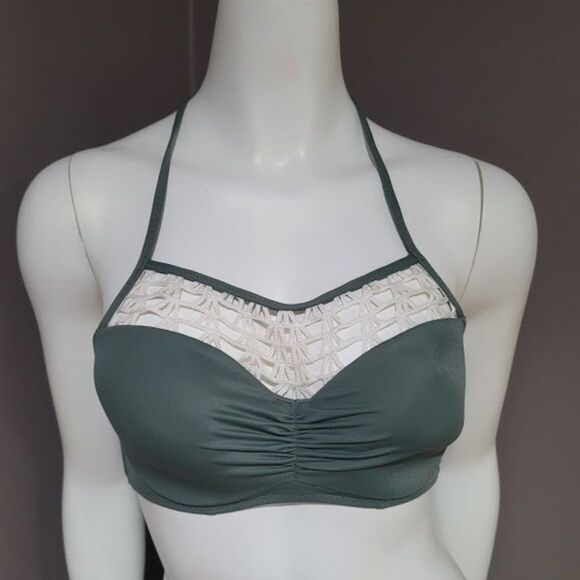 Shade & Shore Summer Olive Bikini Top - Picture 3 of 10
